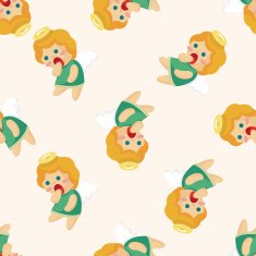 angel seamless pattern N7