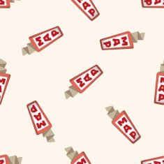 Travel equipment map seamless pattern N2