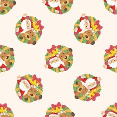 santa claus seamless pattern N9