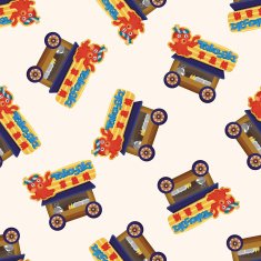 style dining car seamless pattern N13
