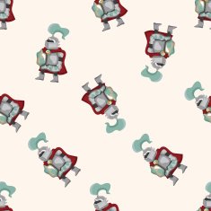 knight seamless pattern N3