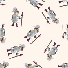 knight seamless pattern N7