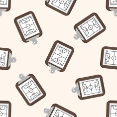 hockey equipment seamless pattern N3