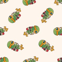 diver seamless pattern
