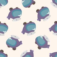 transportation Helicopters seamless pattern
