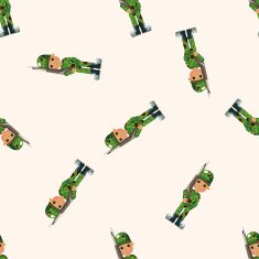 people theme soldier seamless pattern N4