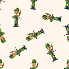 people theme soldier seamless pattern N6