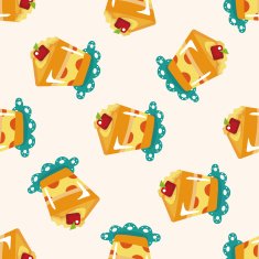decorating cake seamless pattern N8