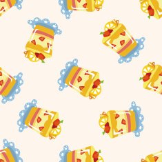 decorating cake seamless pattern N9