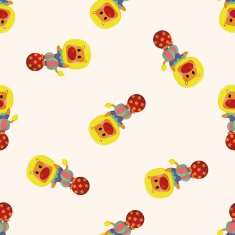 circus animal seamless pattern
