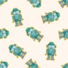 Robot seamless pattern N4