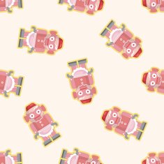 Robot seamless pattern N5
