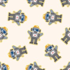 Robot seamless pattern N6