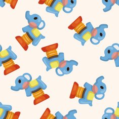 Amusement park facilities seamless pattern N7