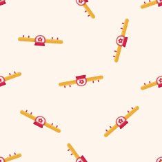 Amusement park facilities seamless pattern N12