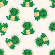 dragon seamless pattern N8