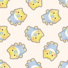 cat cartoon seamless pattern N8