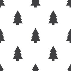 fir-tree vector seamless pattern
