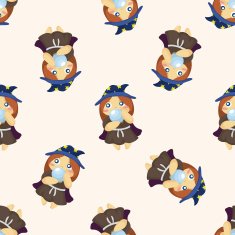 magician seamless pattern N2