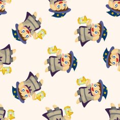 magician seamless pattern N7