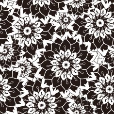 Ornate seamless pattern N5