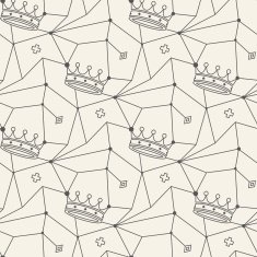 Seamless line pattern tile background geometric N9