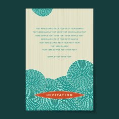 Beautiful vintage invitation cards layouts N47