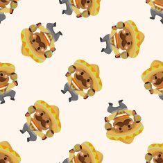 mexican seamless pattern N8
