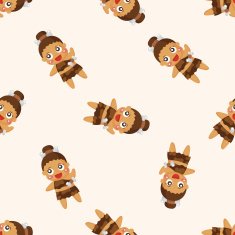 Aborigines seamless pattern N15