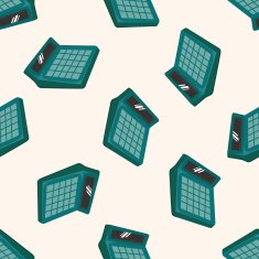 Calculator seamless pattern N4