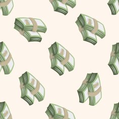 Financial money cash seamless pattern N2