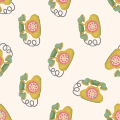 Telephone seamless pattern N9