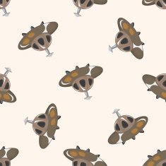UFO seamless pattern N7