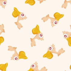 bird cartoon seamless pattern N5