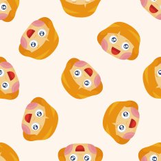 person character seamless pattern