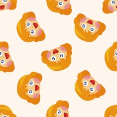 person character seamless pattern N6
