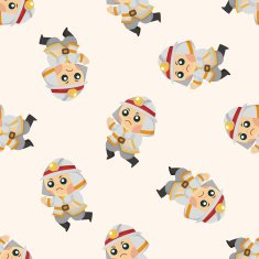 fireman seamless pattern