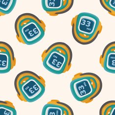 Bicycles equipment seamless pattern N7