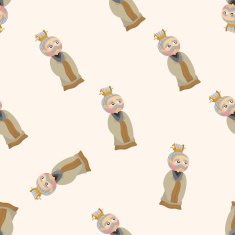 Chinese people seamless pattern N12