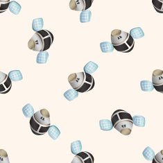 spaceship seamless pattern N12