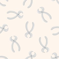 dentist tools seamless pattern N6