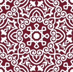 Abstract arabic or persian seamless ornament