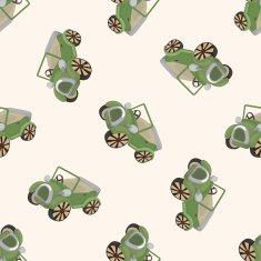 transportation car seamless pattern N8