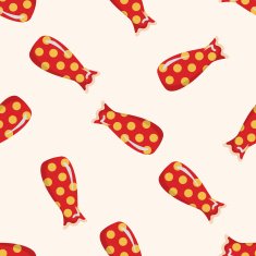 style bottle seamless pattern N4