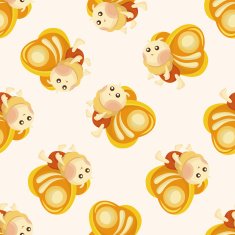 Butterfly seamless pattern N14