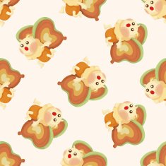 Butterfly seamless pattern N17