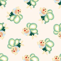 Butterfly seamless pattern N20