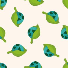 Environmental protection concept Protect our env seamless pattern N5