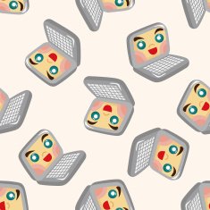 computer seamless pattern N4