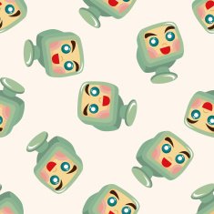 computer seamless pattern N6
